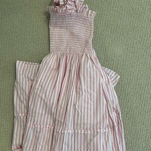 Hill House Pink Striped Ellie Dress